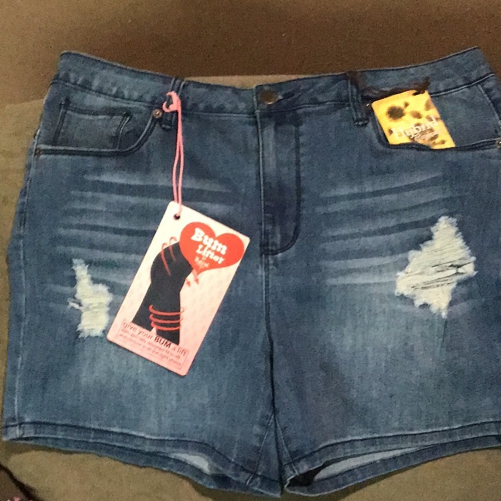 Denim shorts
